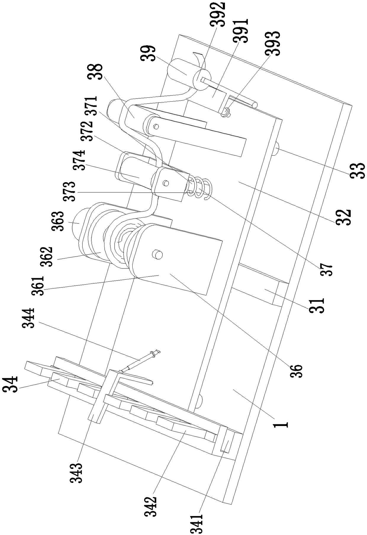 Lifting tool for building glass curtain wall