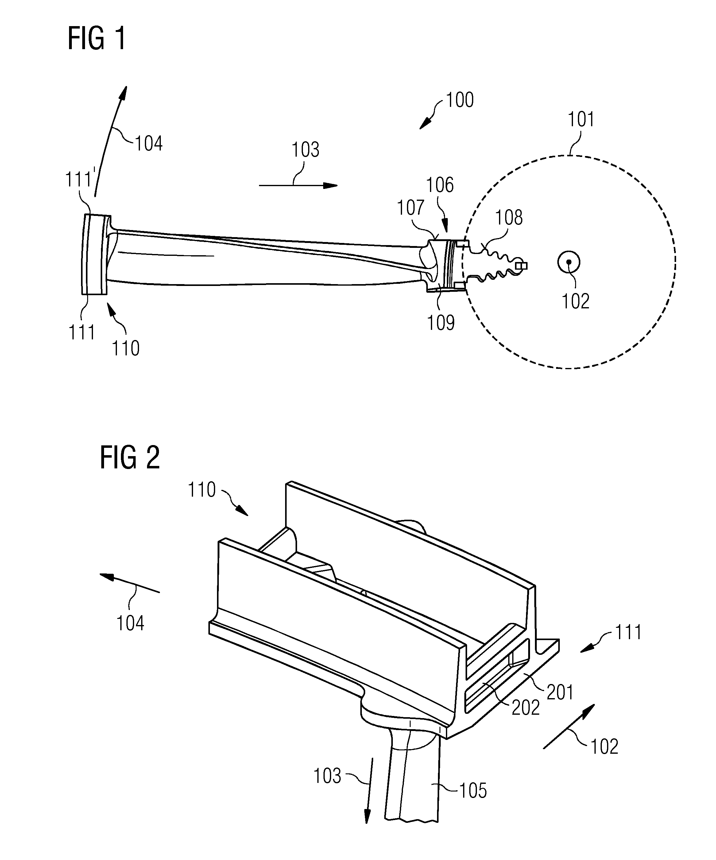 Blade system, and corresponding method of manufacturing a blade system