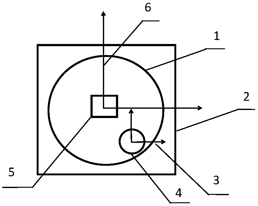 Hand and eye coordinate converting method of visual positioning robot