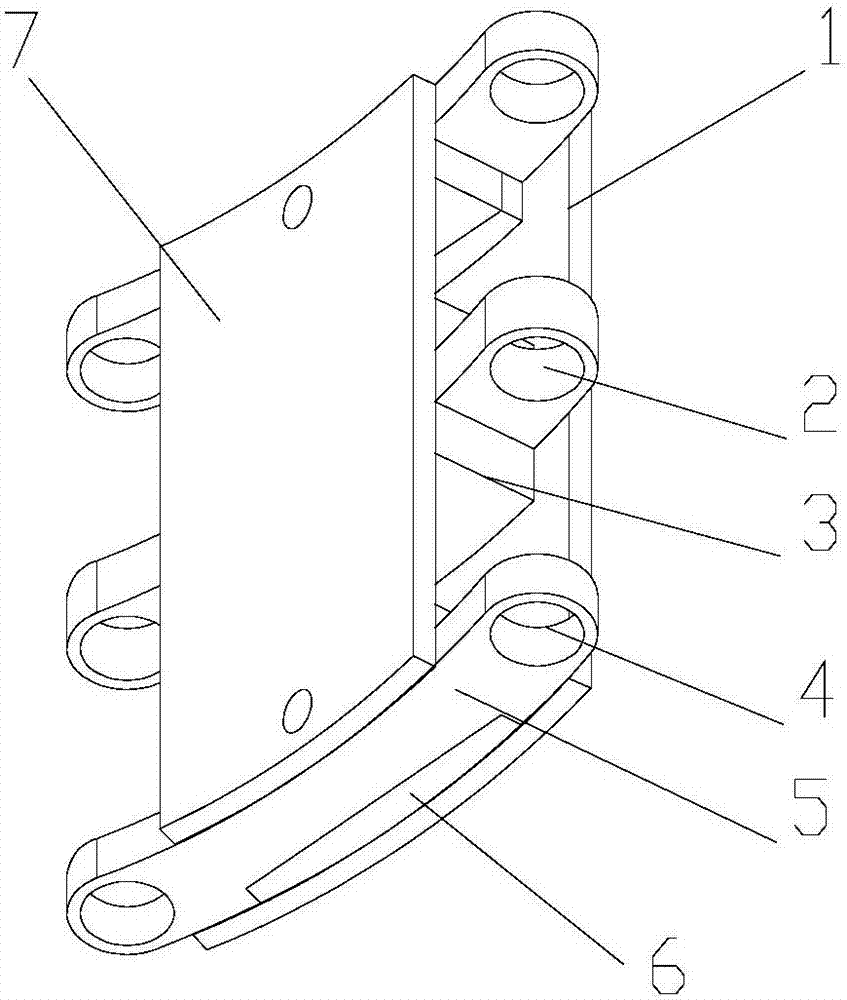 Wheel web type integrated travelling mechanism