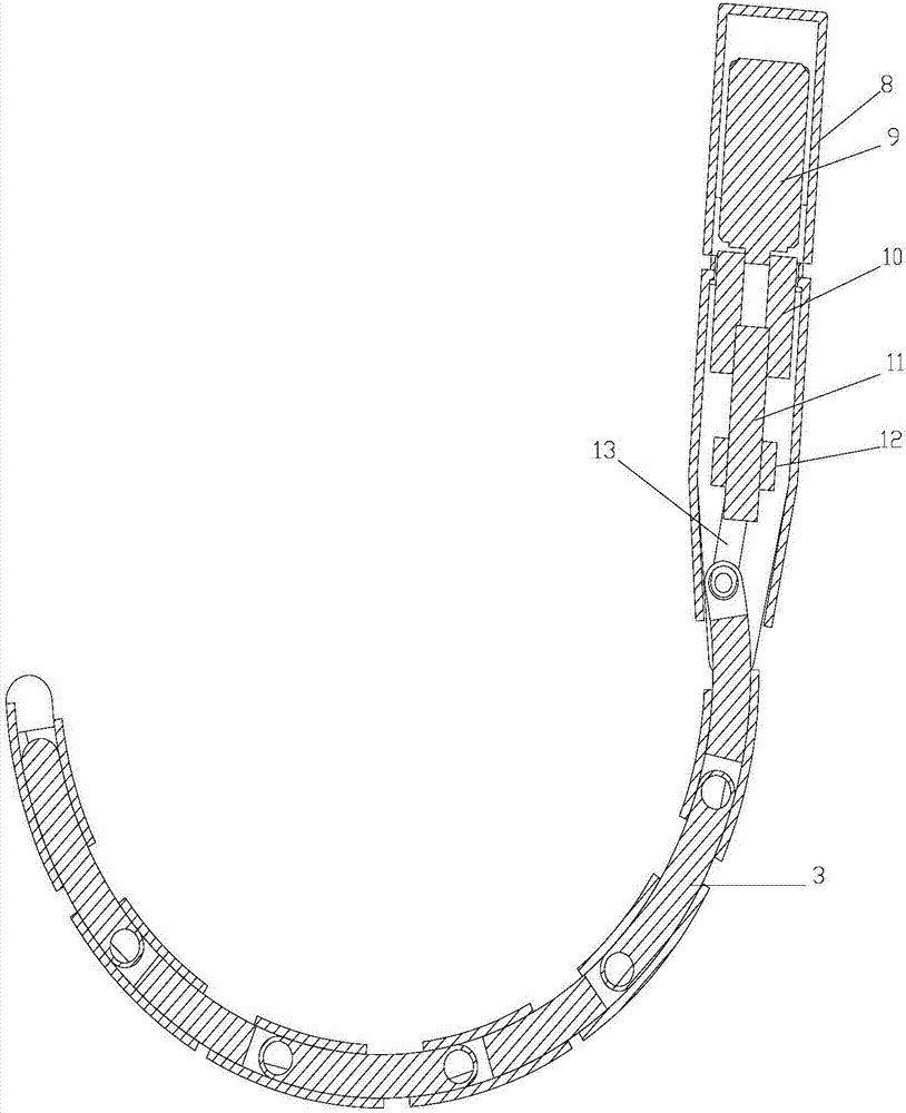 Wheel web type integrated travelling mechanism