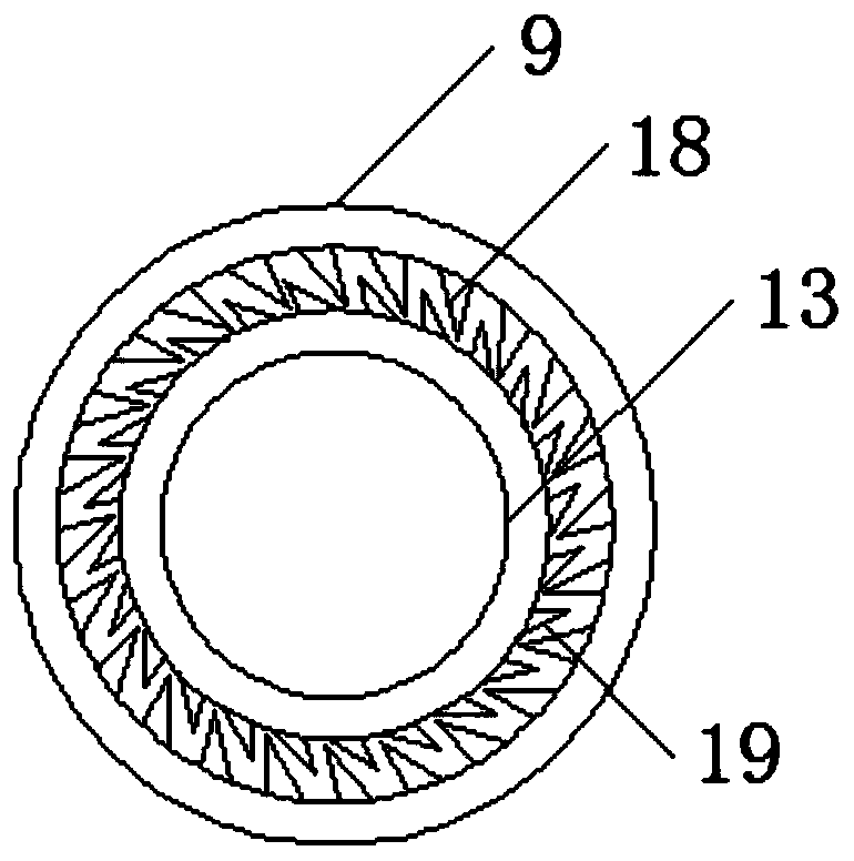 Sewage treatment tank sludge discharge device based on environmental protection