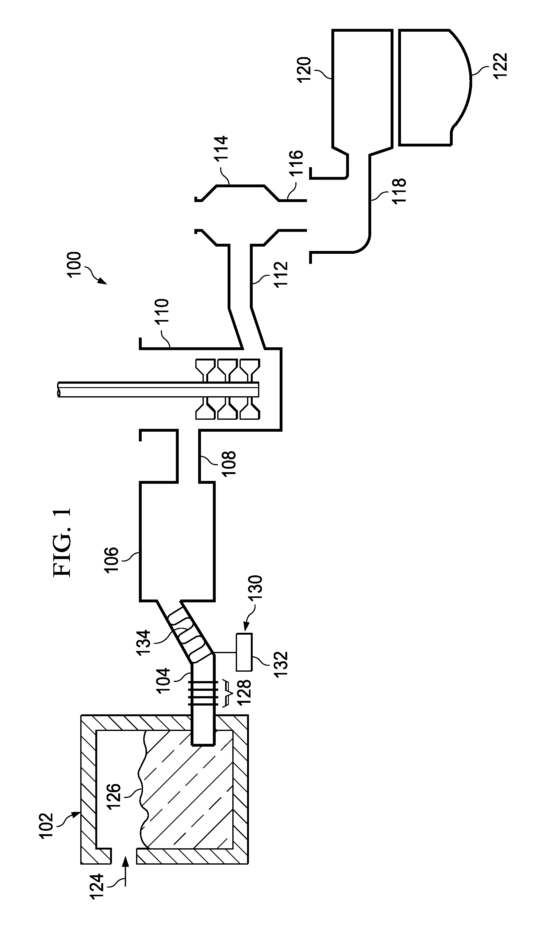 Apparatus and method for reducing gaseous inclusions in a glass