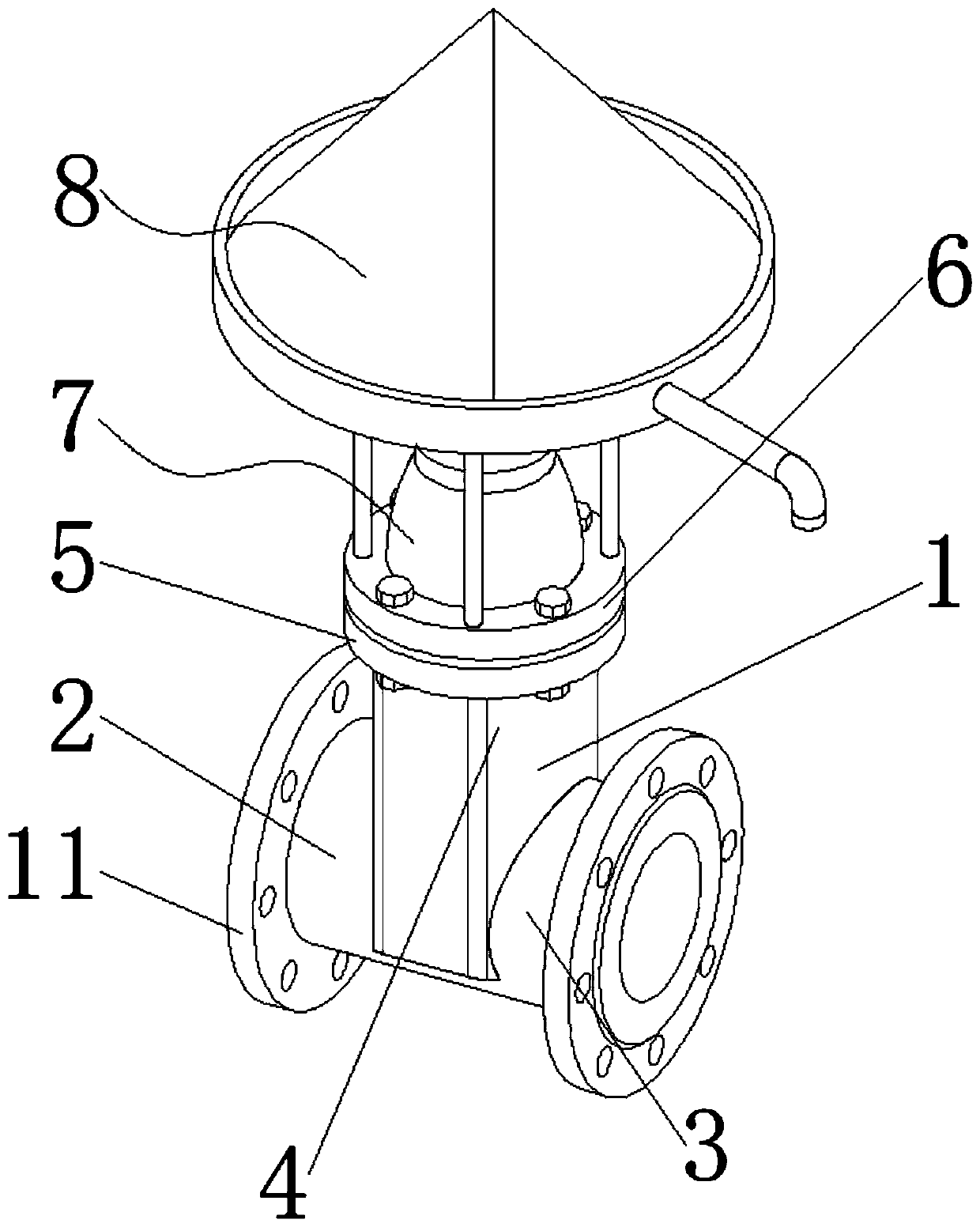 Electric valve and welding process thereof