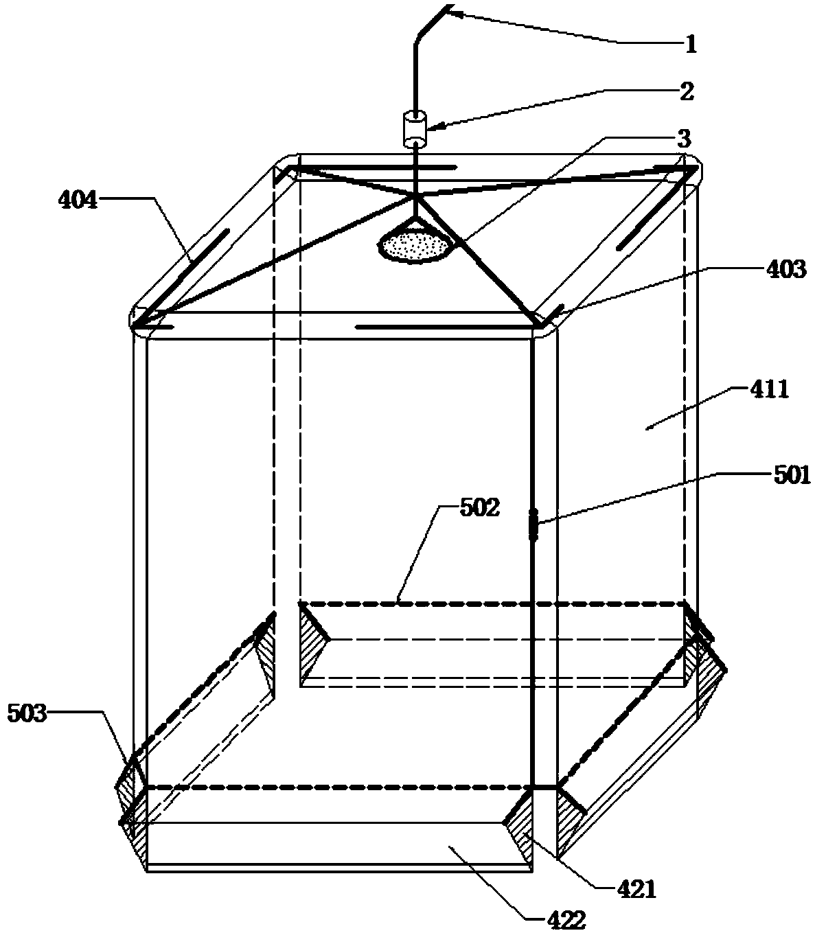 A kind of automatic cold insulation shower curtain