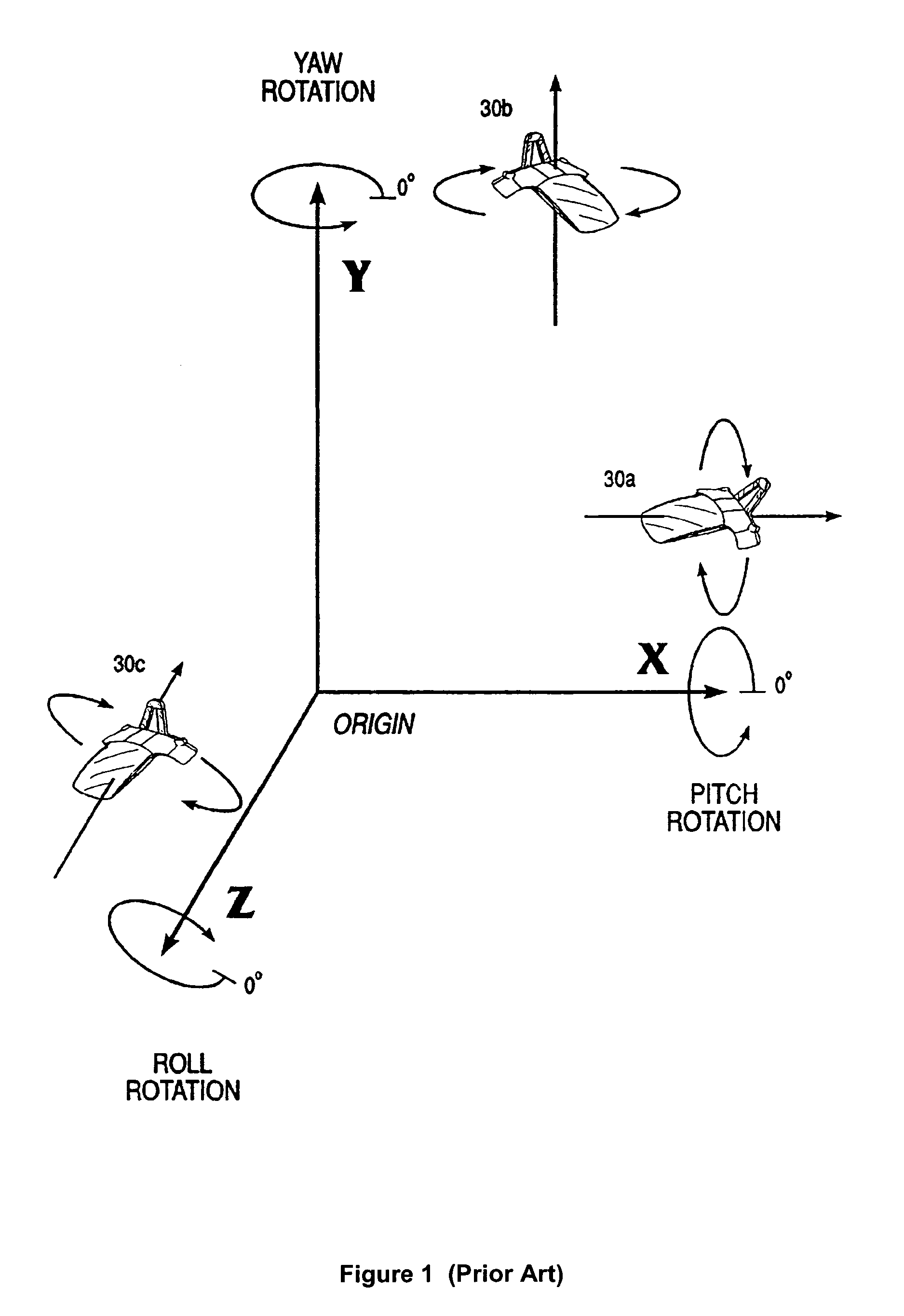 Pointing device for use in air with improved cursor control and battery life