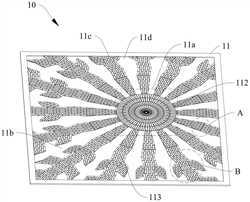 Soaking structure and electronic equipment