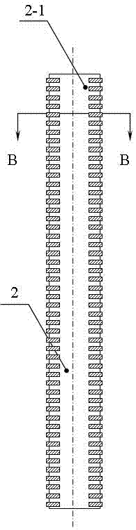 A rescue method of a hand-cranked three-fold bridge rescue device