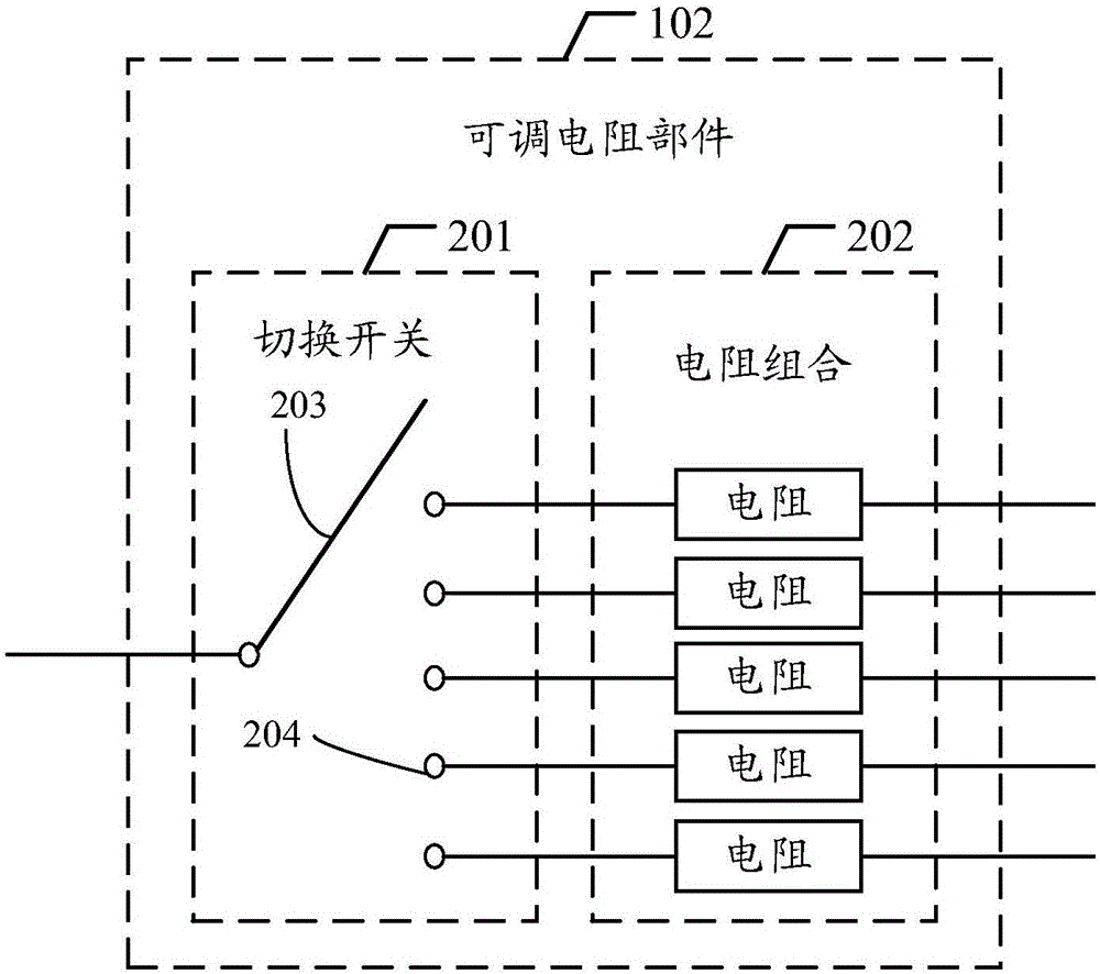 Simulated battery device, method for adjusting resistance value, and controller