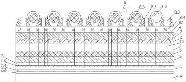 Insect-proof antibacterial high-color-fastness knitted fabric