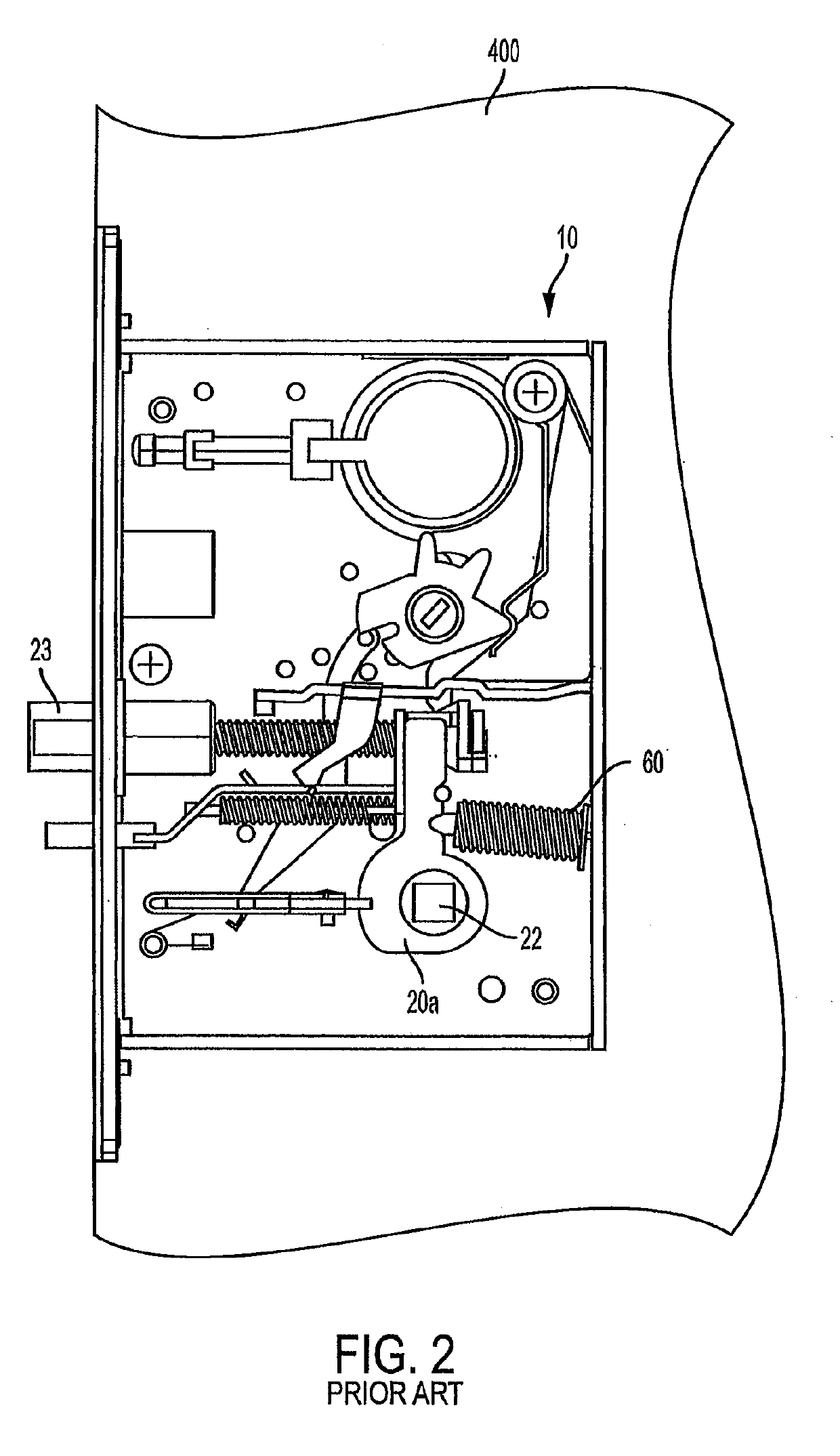 Mortise lock with multi-point latch system