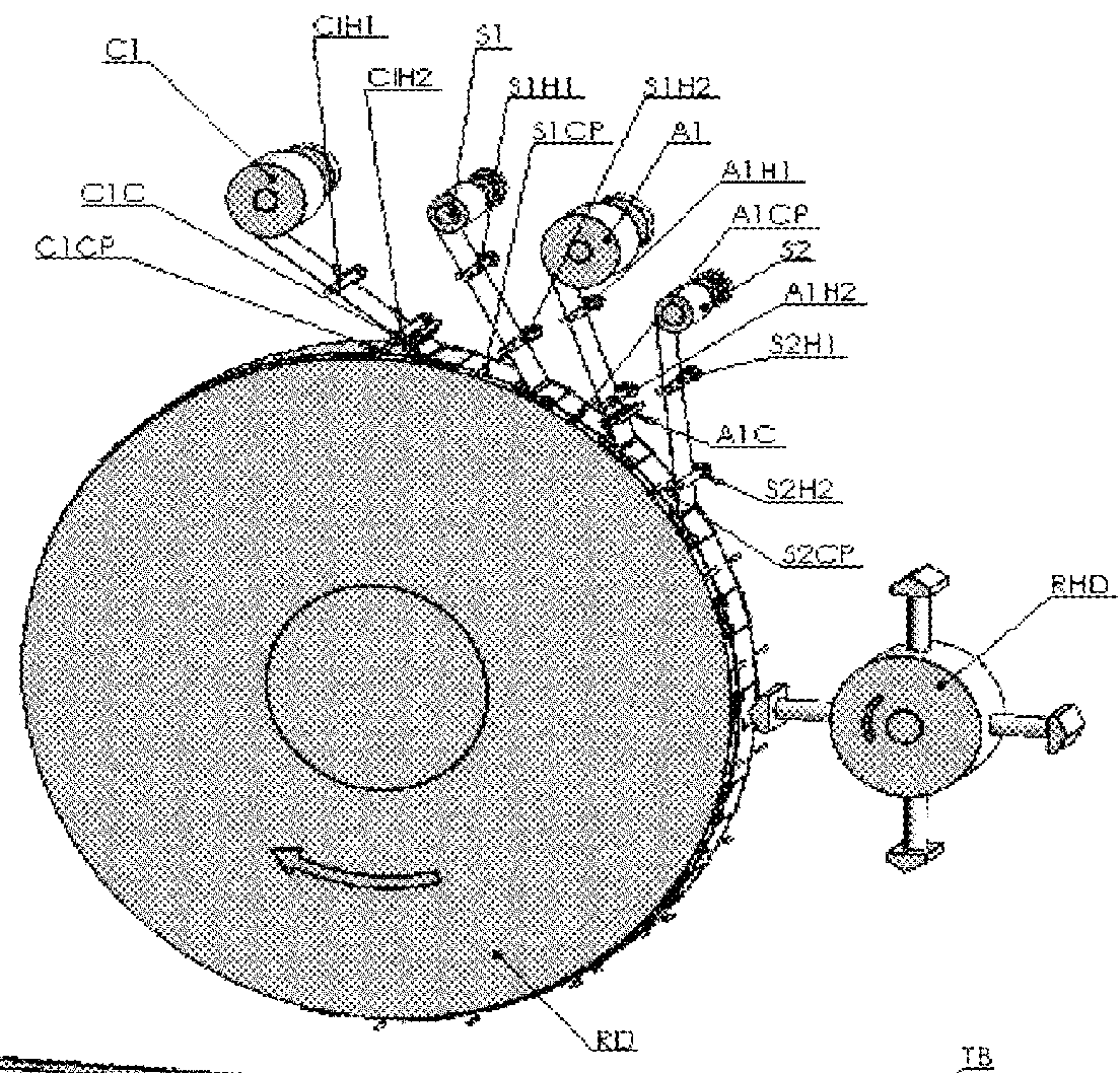 Continuous prismatic cell stacking system and method