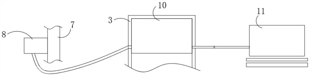 Circuit breaker opening and closing operation position state on-line monitoring device and method