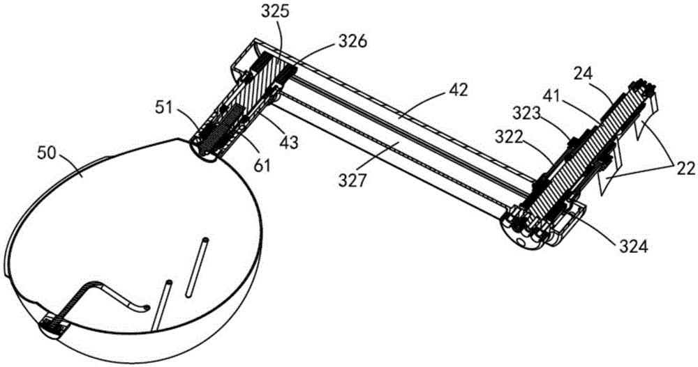 Cooking device and primary-frying and blanching system thereof
