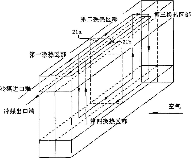 Parallel flow evaporator and flow clapboard thereof