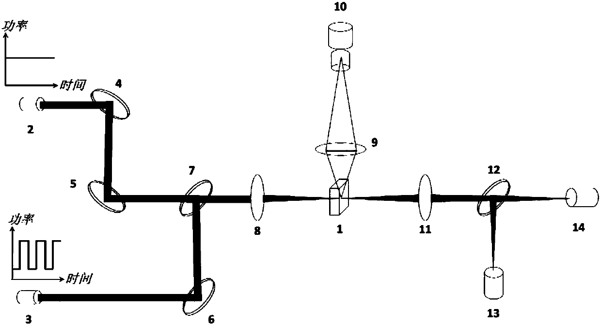 Fluorescent switch response speed adjustable system and modulation method