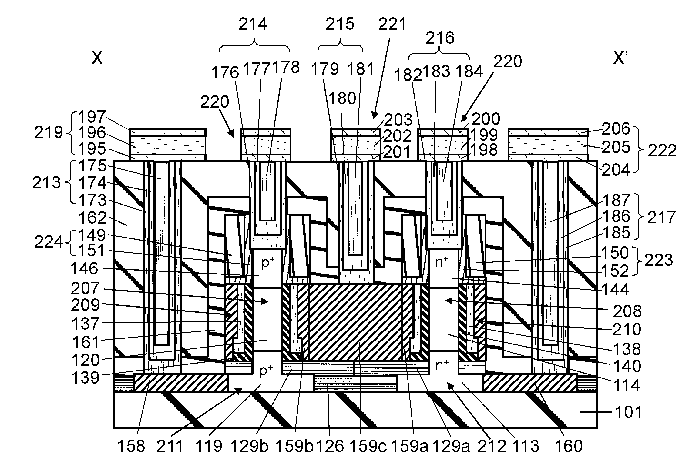 Semiconductor device and fabrication method therefor