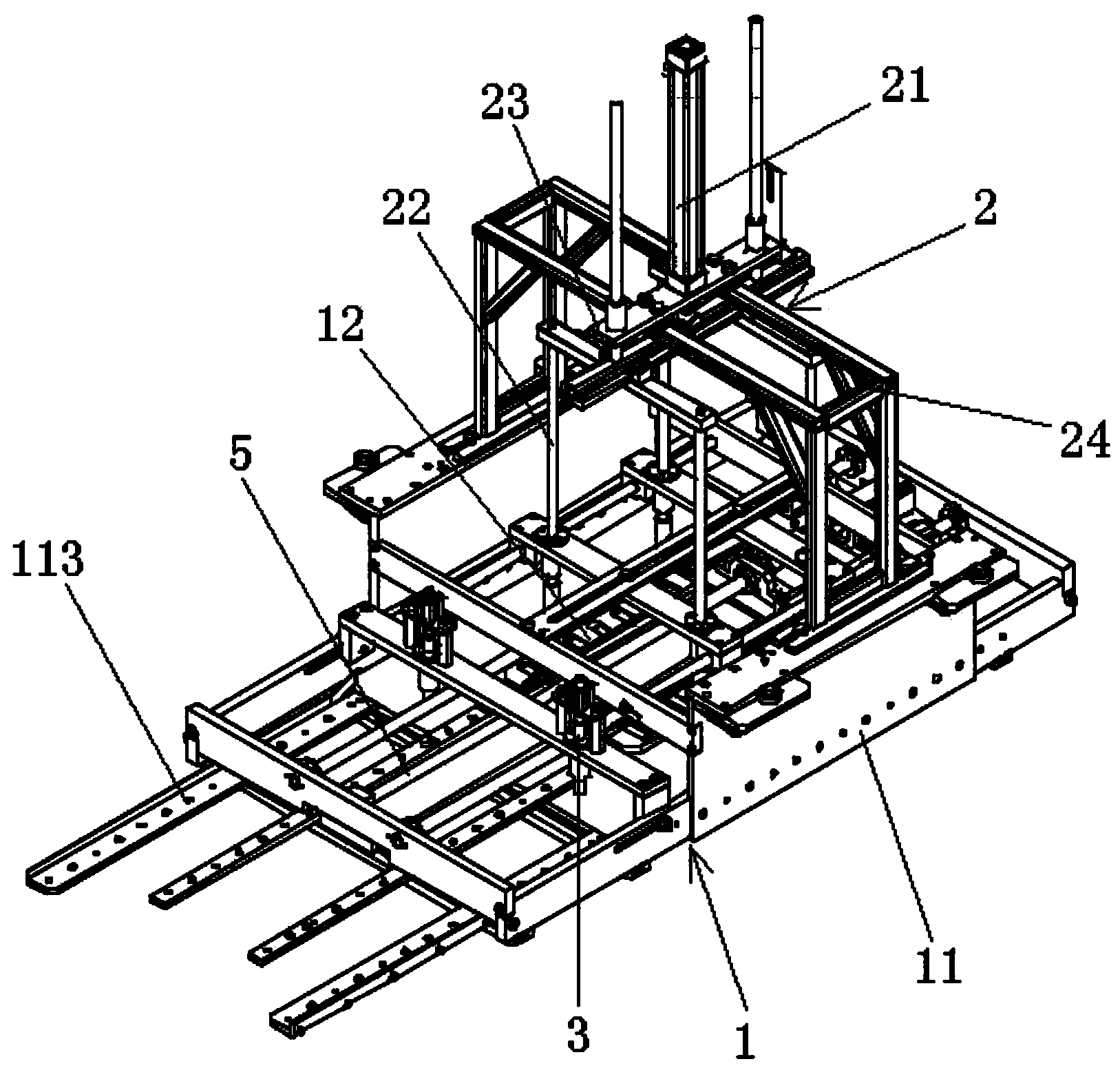 Automatic material feeding mechanism