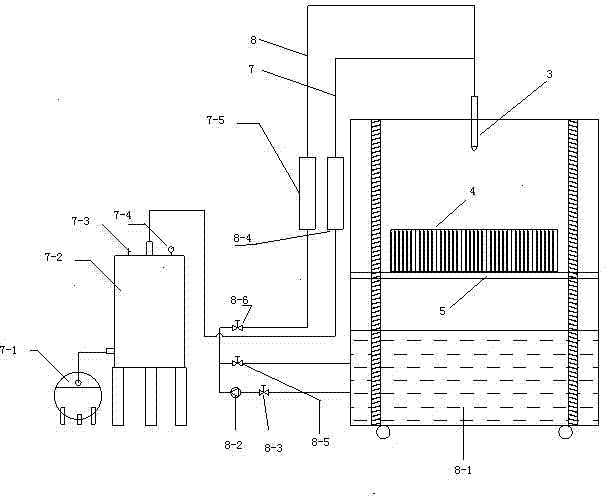 Device for testing nozzle characteristics