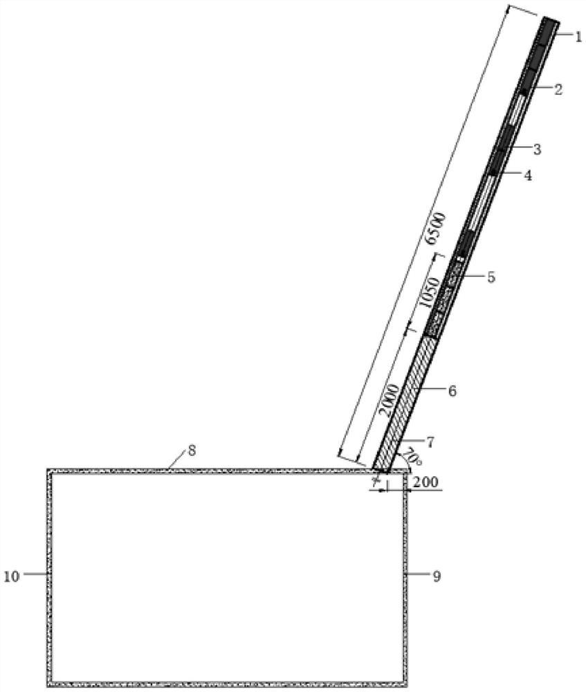 Roof-cutting and roadway-retaining cooperative anchor protection structure and construction method thereof