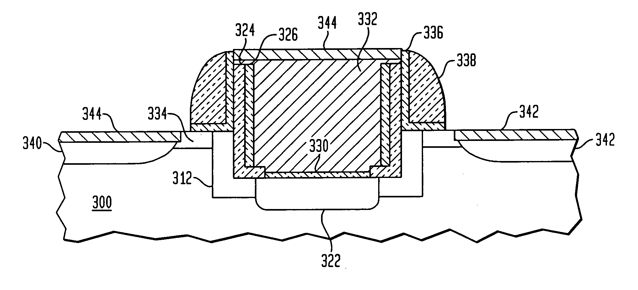 Encapsulated spacers in vertical pass gate dram and damascene logic gates