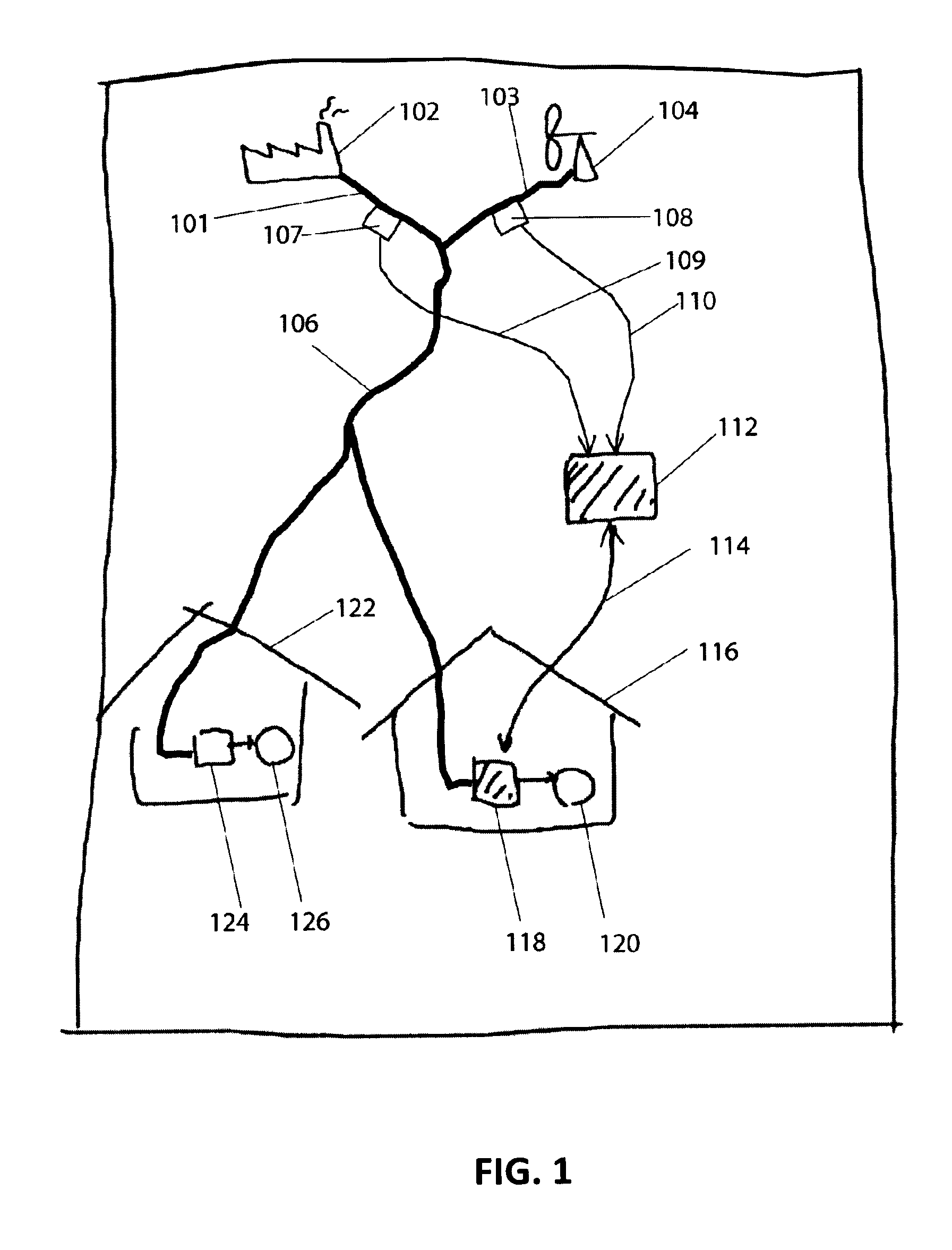 Power load control system for utility power system