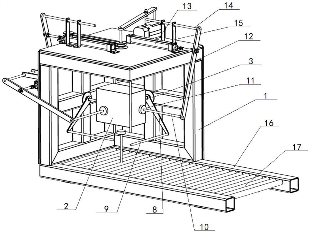 Automatic wrapping equipment for box body