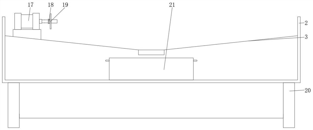 Surface metal treatment equipment for stainless steel square tube production and use method thereof