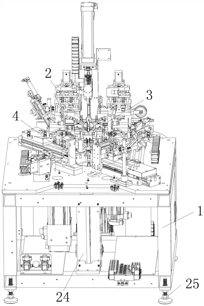 Stator high-slot-fullness-rate electrifying, heating and shaping winding machine