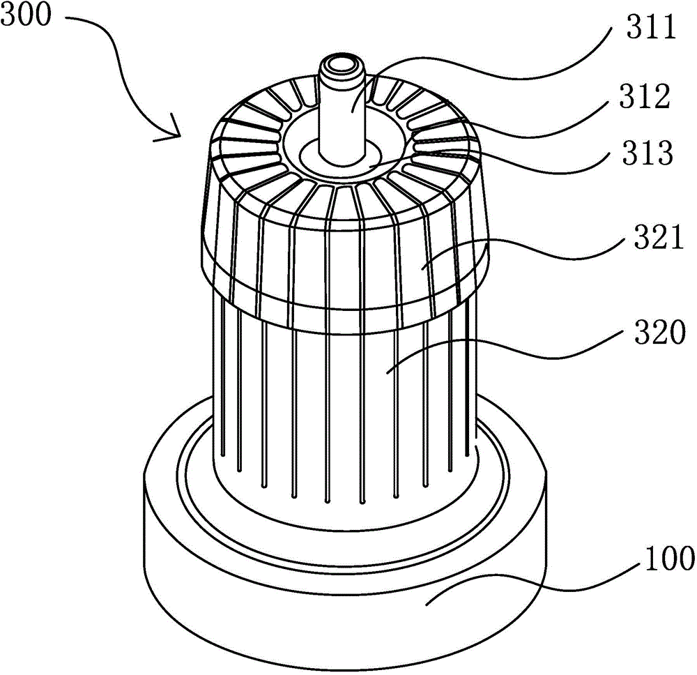 Pin pressing device for commutator