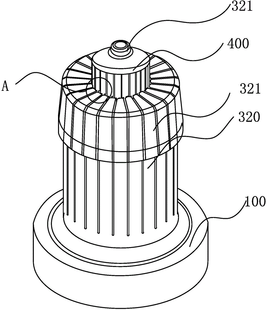 Pin pressing device for commutator
