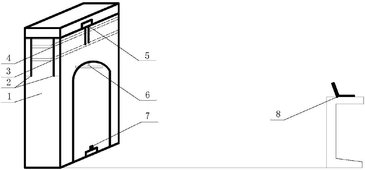 An interactive roadway roof separation layer observation experimental teaching device and its control method