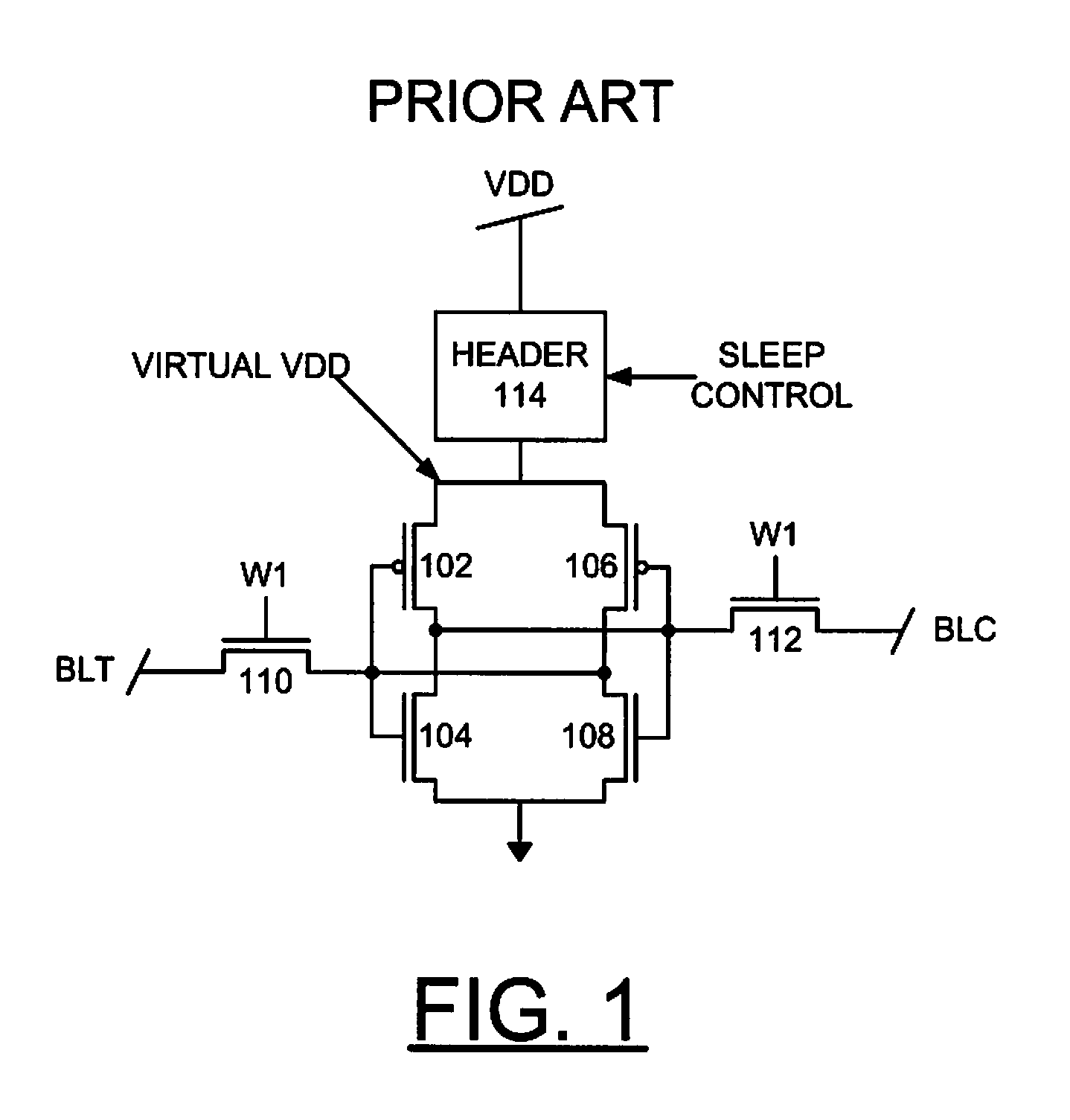 Method for implementing domino SRAM leakage current reduction