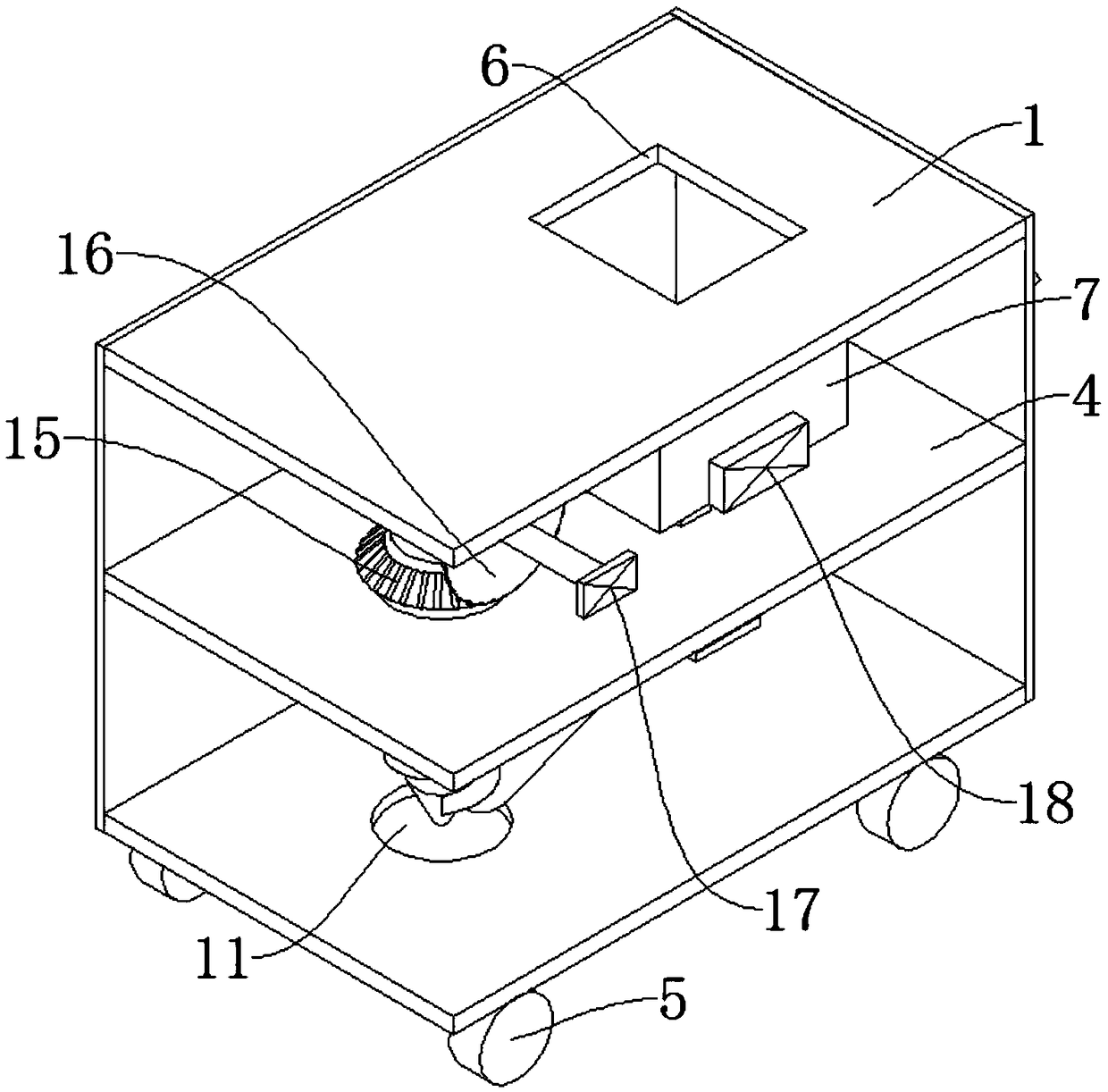 Fertilizer application device for planting fruit trees