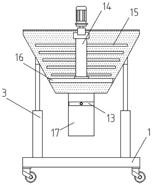 Automatic feeding device for industrial automatic production line