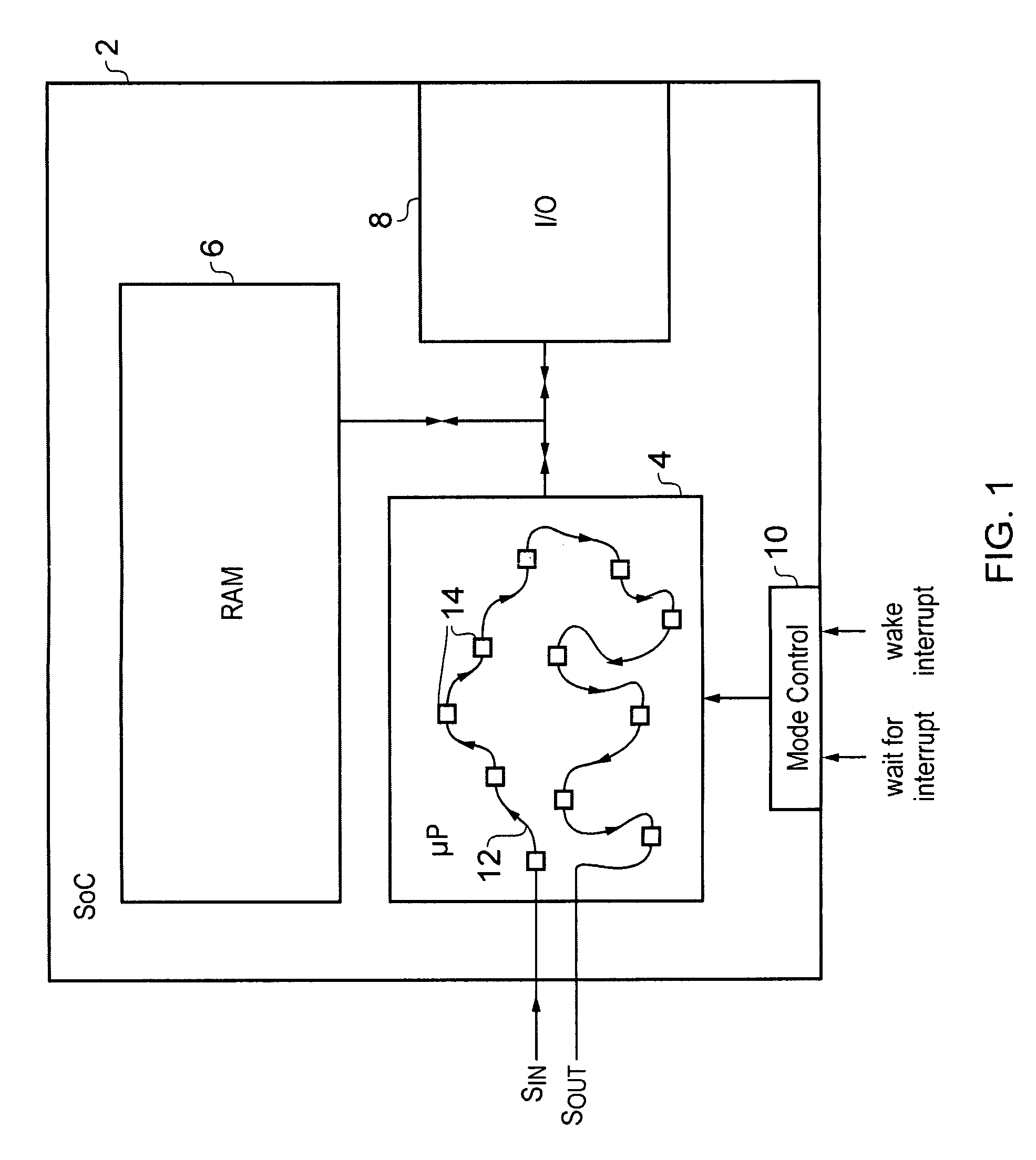 State Retention using a variable retention voltage