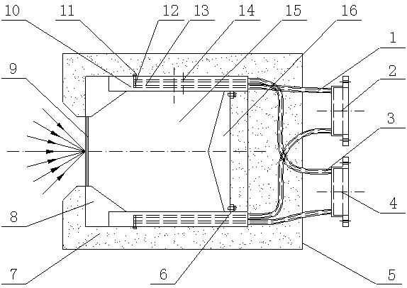 Pipe-cavity integrated disc solar heat receiver