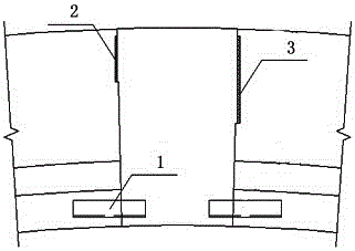 Arch slab permanent connection fixture and method