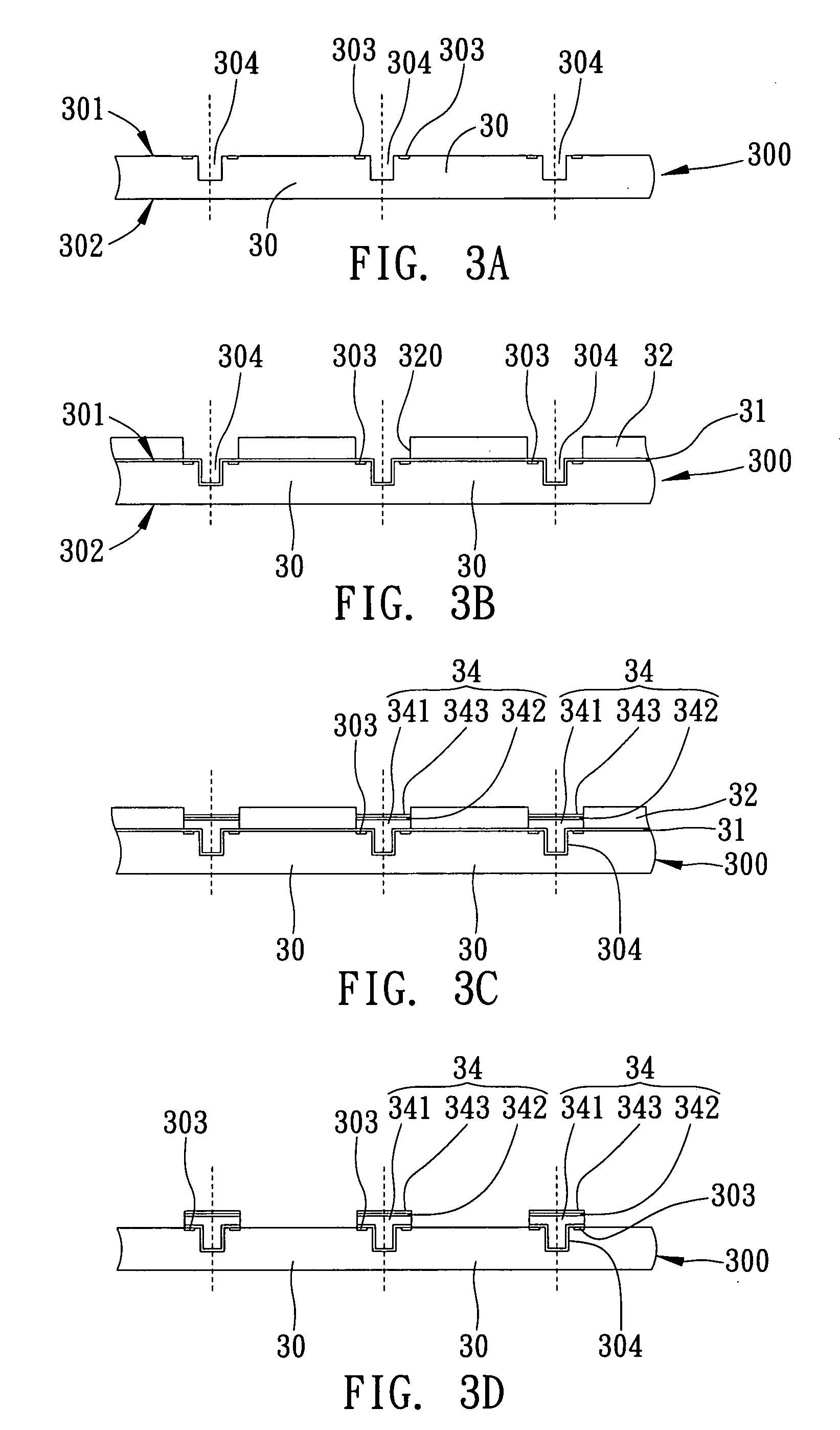 Stackable semiconductor device and fabrication method thereof