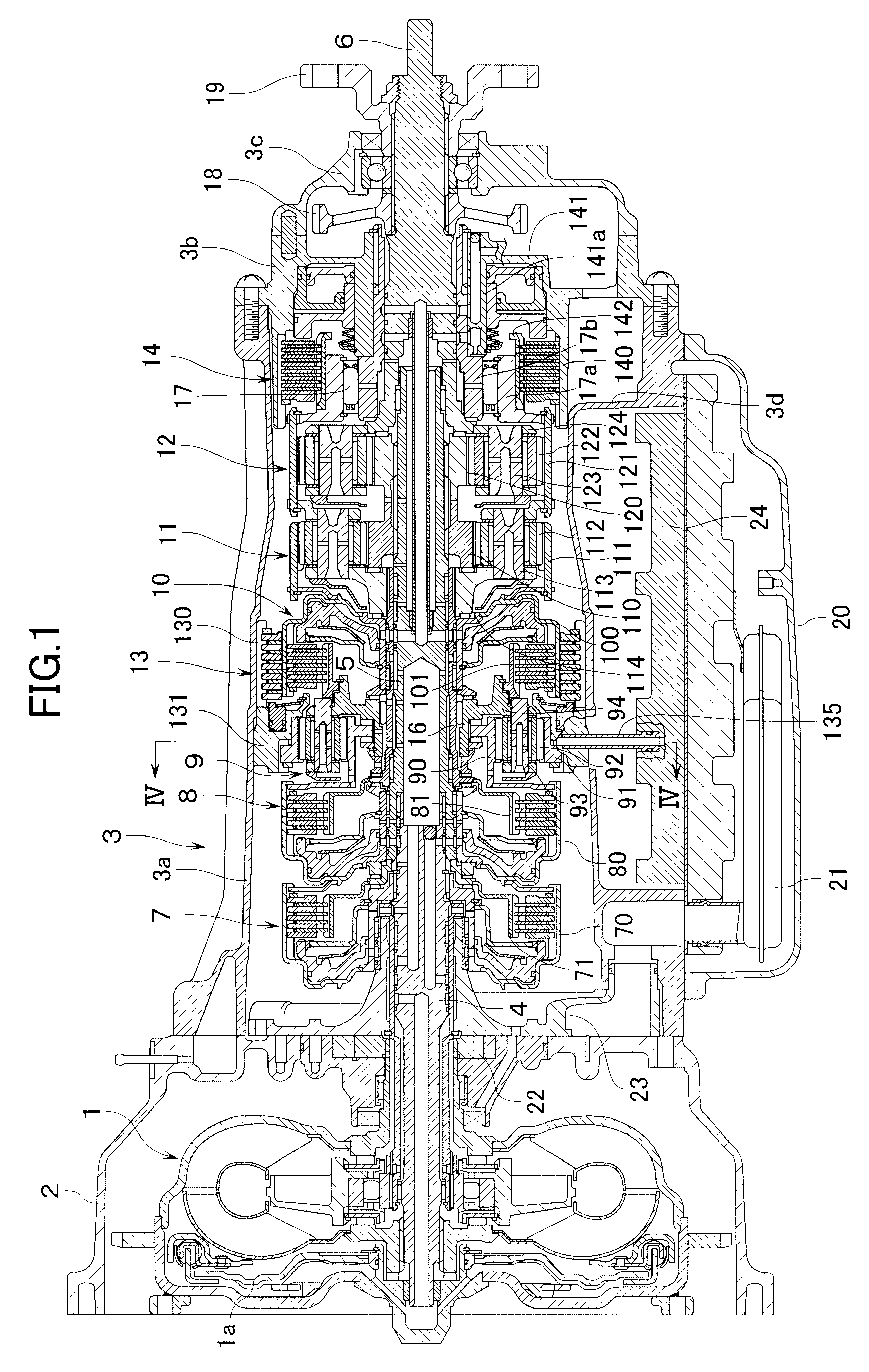 Transmission equipped with planetary gear mechanism and planetary gear mechanism