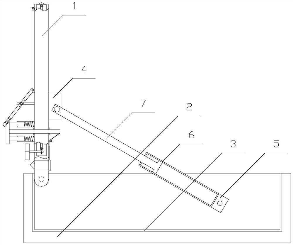 A steel dam gate with the function of removing sediment