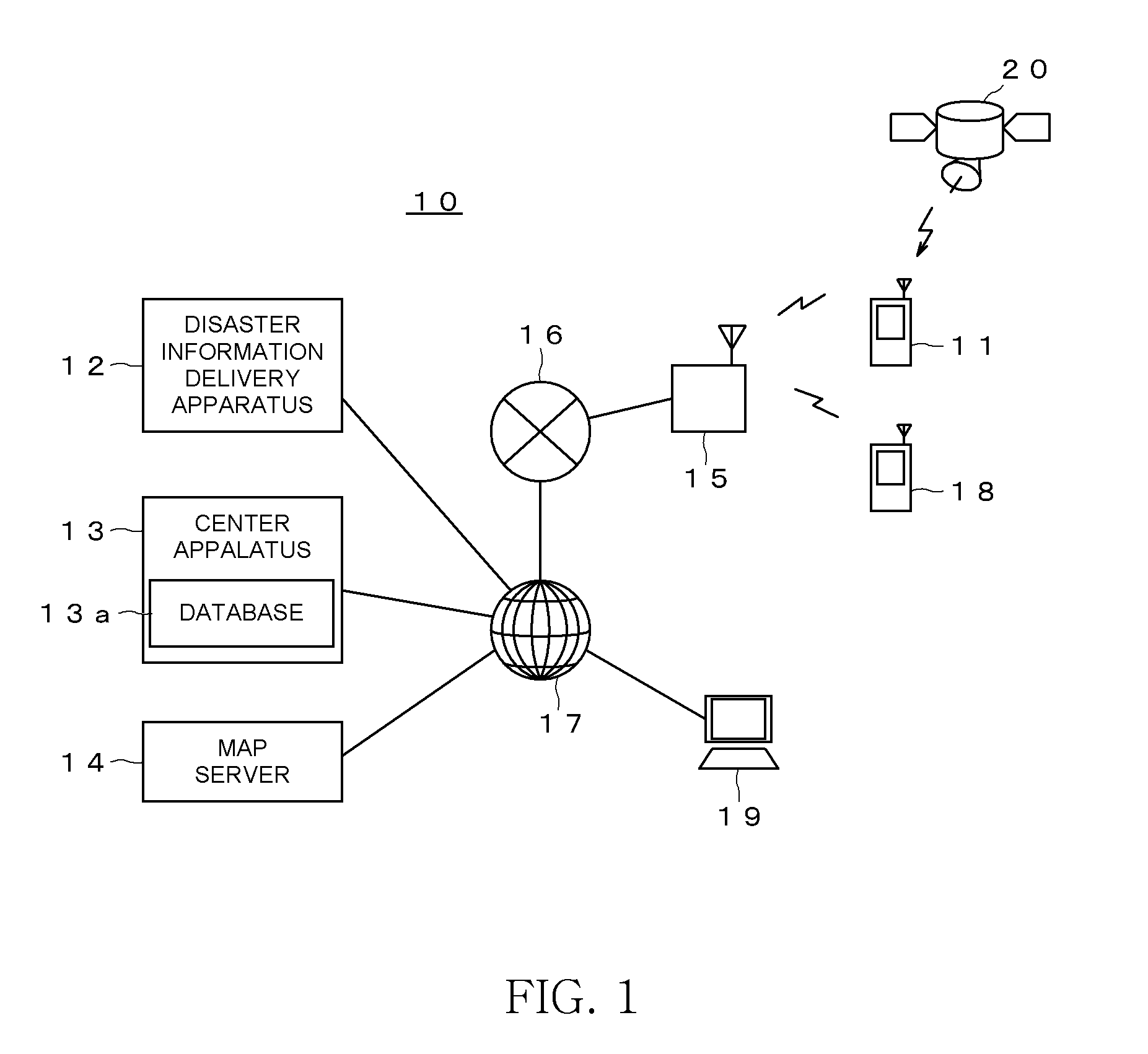 Safety confirmation system, mobile terminal for use in safety confirmation system, and safety confirmation method