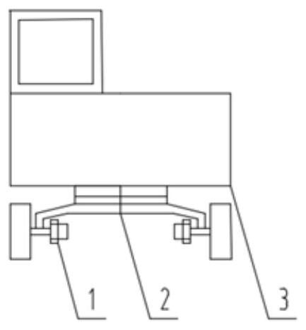 Novel tire type driving system of excavator