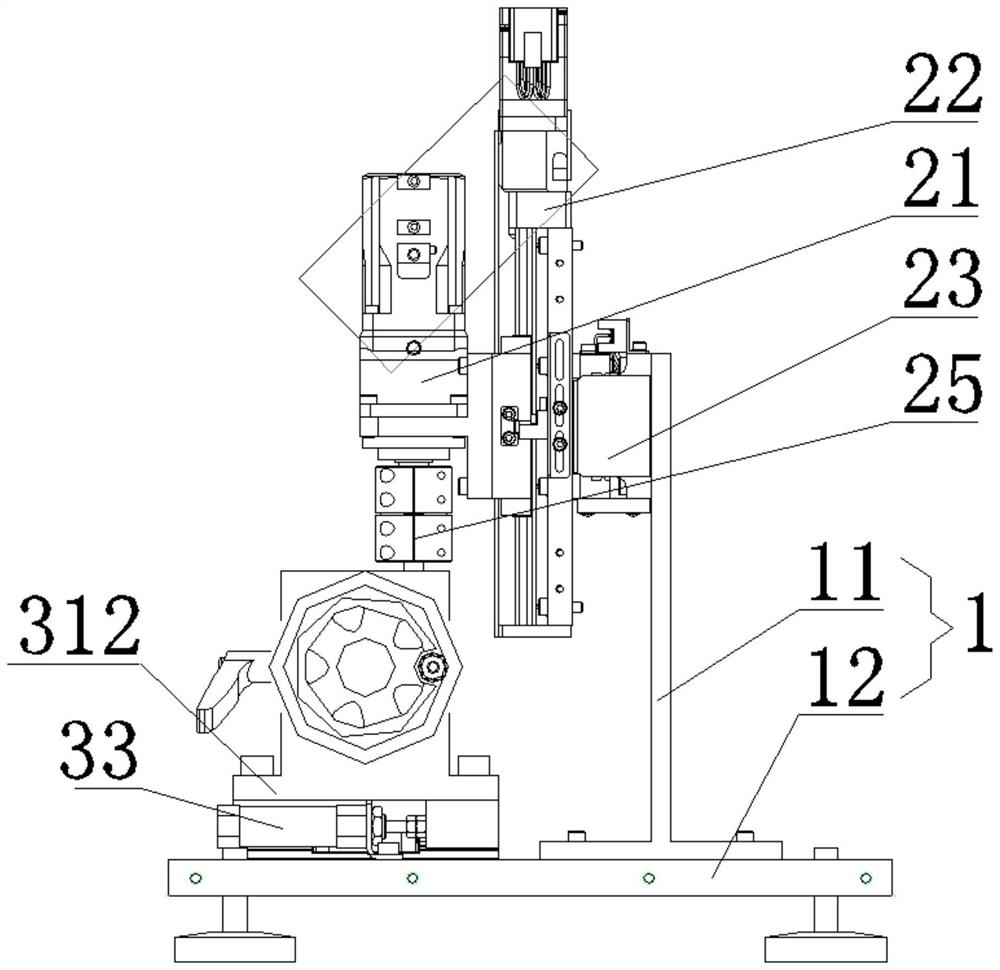 Axial polishing device for grinding head