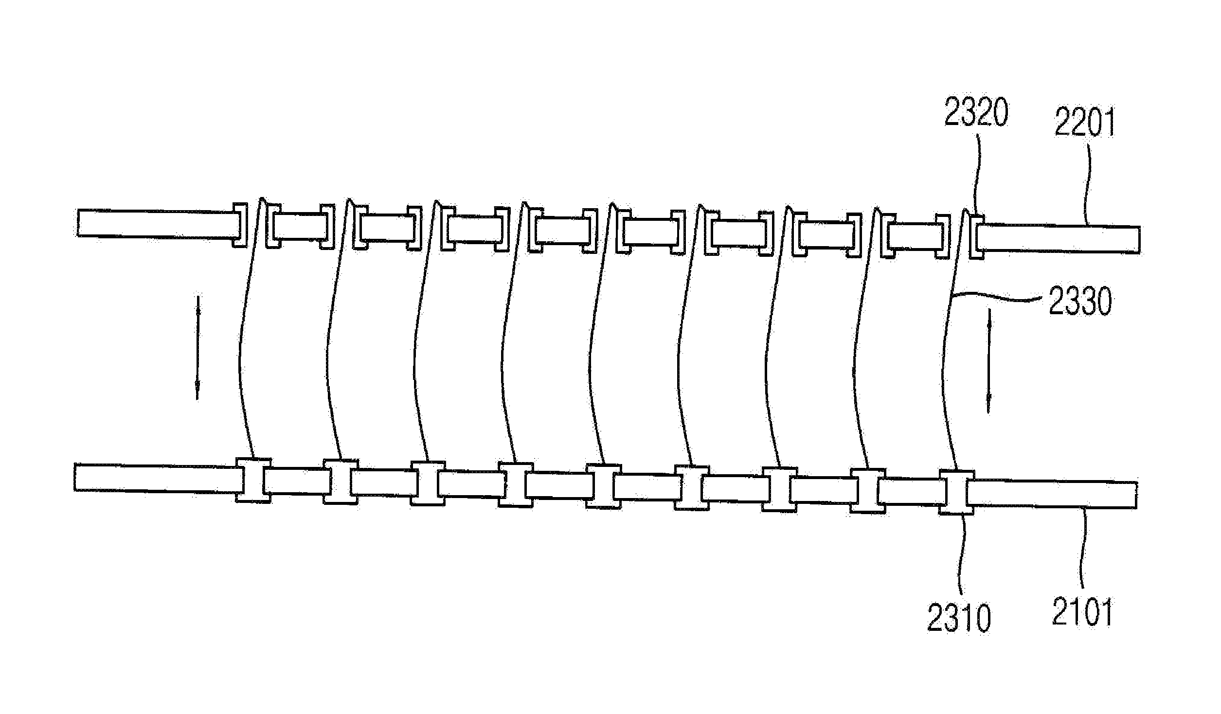 Wired rubber contact and method of manufacturing the same