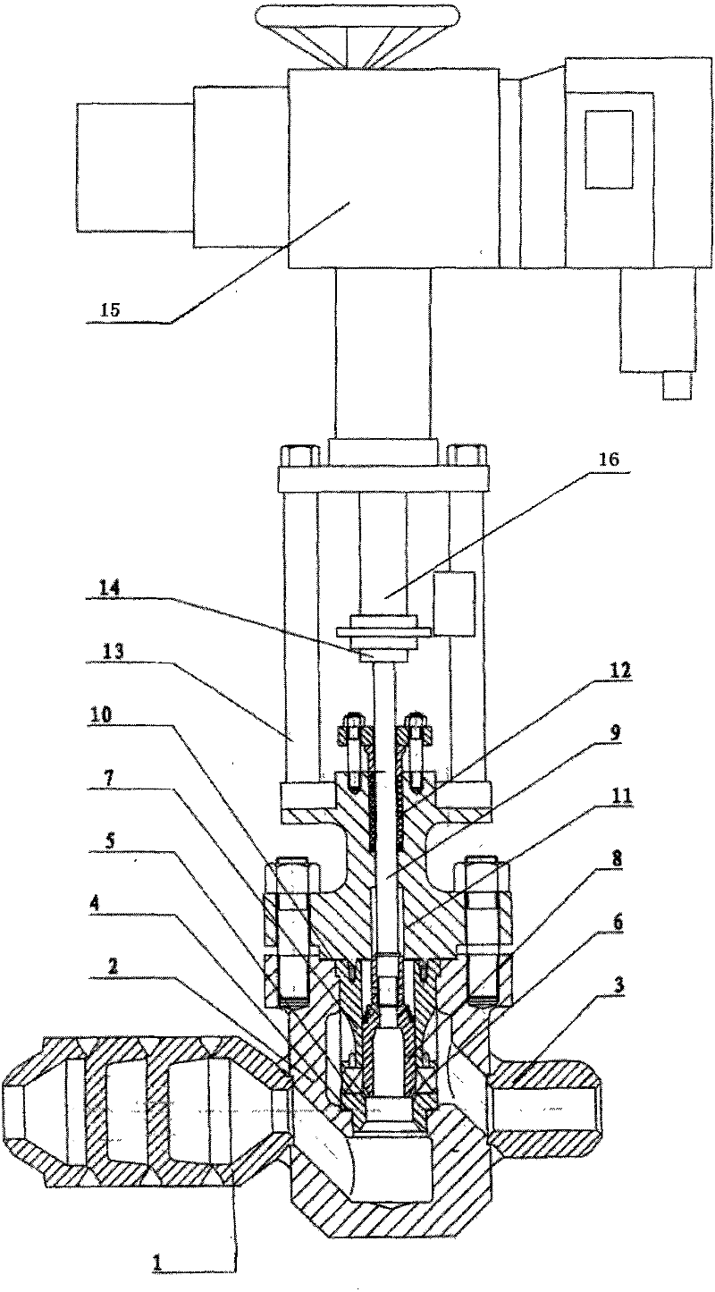 Labyrinth minimum flow control valve