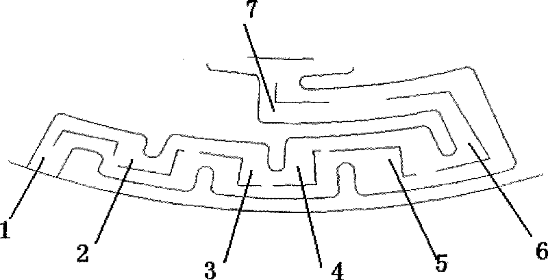 Labyrinth minimum flow control valve