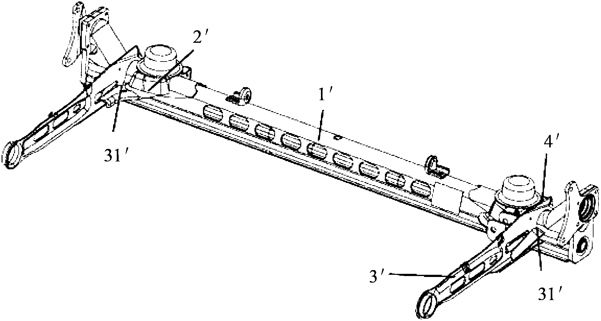 High-load rear axle