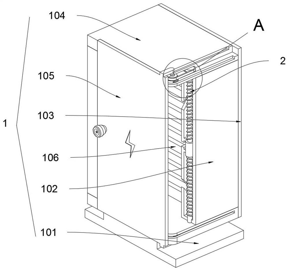 Intelligent street lamp regulation and control switch cabinet