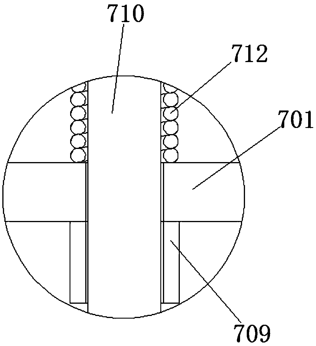 Track leveling device of rice transplanter for rice planting